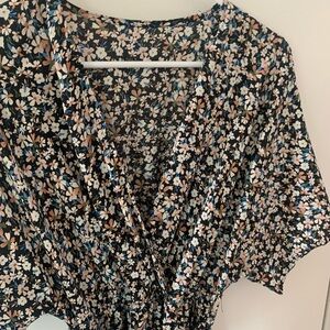 SHEIN Multicolor Floral Maxi Dress